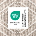 thumbnail image 7 of NICOLE MILLER NEW YORK Corin Diamond Indoor Outdoor Area Rug, UV Fade Resistant, Low Pile, Taupe/Cream, 7'10"x10'2", 7 of 7