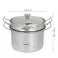 thumbnail image 2 of Mini Olla de Vapor Spptty Acero Inoxidable Cocina, 2 of 7