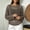 A1-Brown, variant on Swimsuit Cover Up Top Crew Neck Hollow Out Knit Tops Pullover Knitwear Cover Up Vacation Knit Sweater Summer Cover Up Lightweight Pullover Shirts Tops for Women A2-White L
