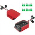 thumbnail image 1 of Paquete de 2 Ruedas Eléctricas para Adaptador de Batería V20 de 20 V, Kit Convertidor de Batería con Fusibles, Cable de 14 AWG e Interruptor de Control, 1 of 5