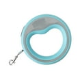 thumbnail image 2 of Correa retráctil para perros, ergonómica, resistente, automática, retráctil, para entrenamiento de paseo, para perros y gatos, color azul, 2 of 12
