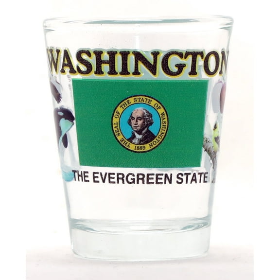 Washington The Evergreen State All-American Collection Shot Glass