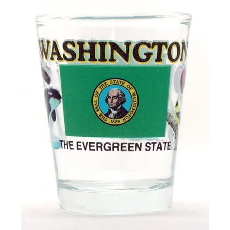 Washington The Evergreen State All-American Collection Shot Glass