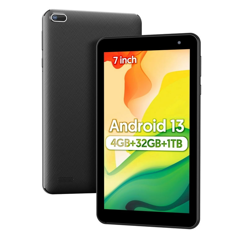 7 inch Android 13 Tablet with Quad-Core, 4GB+32GB, HD IPS