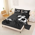 thumbnail image 2 of Castle Fairy Sport Soccer Bed Sheets 4-Piece,Goal Time Full Size Sheets,1 Fitted Sheet, 1 Flat Sheet and 2 Pillowcases, 2 of 6