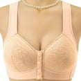 thumbnail image 6 of XFLWAM Daisy Bras for Older Women Front Closure Wireless Push Up Bra Everyday Wirefree Comfortable Sleep Bras Senior, 6 of 8