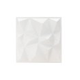 thumbnail image 5 of TABODD White, 3D Geometric Brick Art Design PVC Wallpaper 11.8" x 11.8", 12 Pieces, 5 of 11