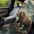 thumbnail image 3 of Xixirimido Car Seat Towel Covers Athletic Running Towel Sweat Car Front Seat Protector Non Slip Cover for Outdoor Sport Activities Washable, Bear Moutain, 3 of 8