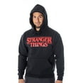 thumbnail image 3 of Stranger Things Adult Men's Stranger Things Title Logo Sweatshirt Pullover Hoodie, 3 of 5