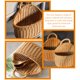 thumbnail image 3 of unbranded 2Ud Cesta Colgante Tejida Para Cocina Con Asa Para Colgar Y Almacenar Verduras Y Utensilios, 3 of 8