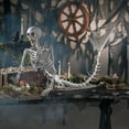 thumbnail image 3 of Unatoiry Halloween Decor Unique Skeleton For Spooky Ambiance ABS Plastic Posable Joints Skeletons Size For Needs 1Set, 3 of 6