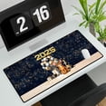 thumbnail image 3 of Happy New Year Abyssinian Welcome 2025 Balloon Firework Party Desk Mat Full Keyboard Mouse Pad Cat Lover Kitten Owner Gifts Large Mousepad - 01014, 3 of 5