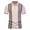 Pink, variant on WREESH Mens Summer Shirt Short Sleeve Work Shirt Casual Fashion Shirt Vertical Stripe Print Shirts Light Blue