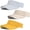 #4 White+beige+yellow, variant on Sports Sun Visor Hats Cotton Twill Ball Adjustable Sun Caps for Men Women