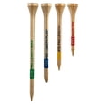 thumbnail image 3 of Camisetas de golf Pride Pro, 7 cm de longitud, madera dura natural, 175 unidades, 3 of 9