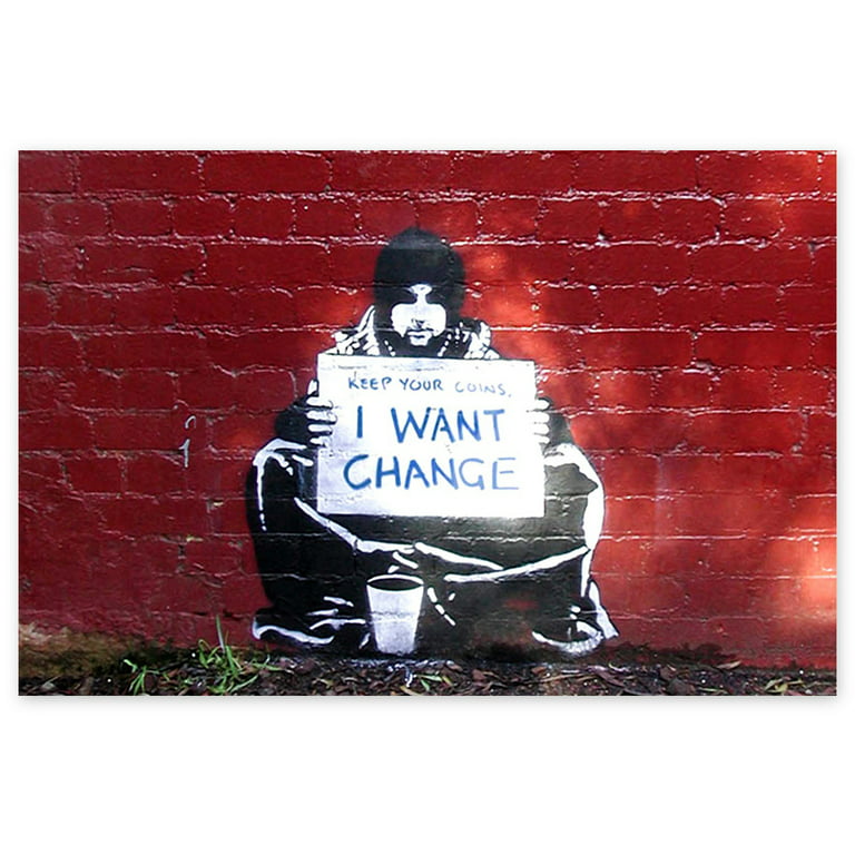 Affiche Banksy, Déco Street Art