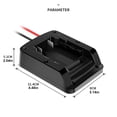 thumbnail image 3 of Scienceny Base de adaptador de para PC, conector de alimentación para máquina DIY, reemplazo de montaje de fábrica para taller para Herramientas eléctricas, 3 of 6