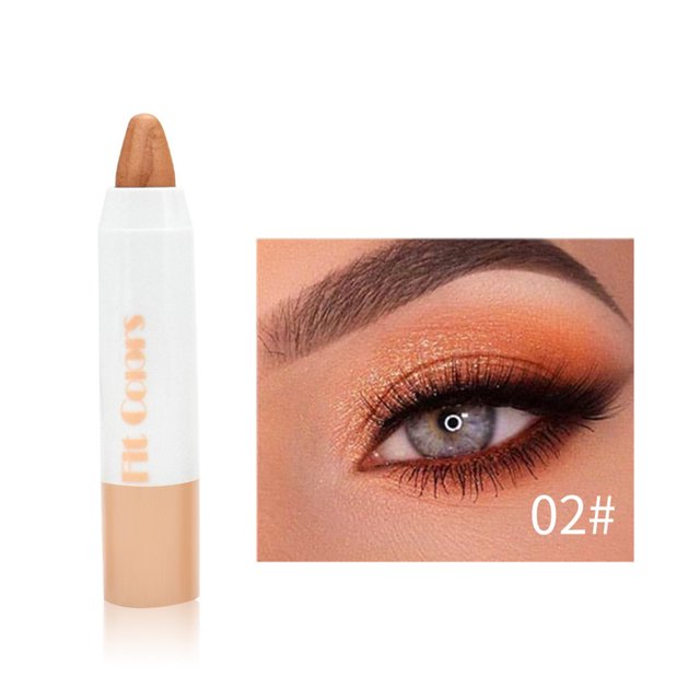 Fiudx Liquidación De Ofertas Flash Pluma De Sombra De Ojos Nacarada, Boca De Gusano De Seda De Una Sola Mentira, Maquillaje De Labios Y Ojos Intermitente