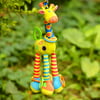 Plush Giraffe Animal, InPoTo Soft Giraffe Rattles Handle Toys For Crib And Baby Stroller