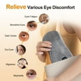 thumbnail image 4 of USB Rechargeable Heated Eye Mask For Dry Eyes Adjustable Heat Massage Relieve Eye Strain Home Office Sleeping, 4 of 6