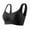 Black, variant on Bras for Women Plus Size Front Closure Full Coverage No Underwire Bras for Seniors Comfort Wireless Front Close Push up Bras with Back Support Lace Sleeping Everyday Bras