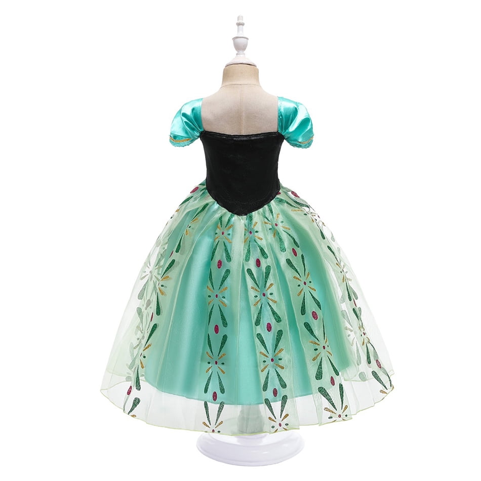 Disfraz Princesa Anna Con Accesorios - Frozen Verde 6 | Cuotas sin interés