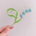 thumbnail image 3 of Pastoral Style Large Hair Clips with Tulips Shape Hair Clips for Women Thick Hair Durable Jaw Clips for Thick Hai, 3 of 4