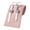Pink, variant on Emdiqzs Portable Manicure Set Travel Nail Clipper Kit Mini Stainless Steel Nail Care Tools with PU Case for Home Travel Blue Pink Black Purple Light Blue Yellow