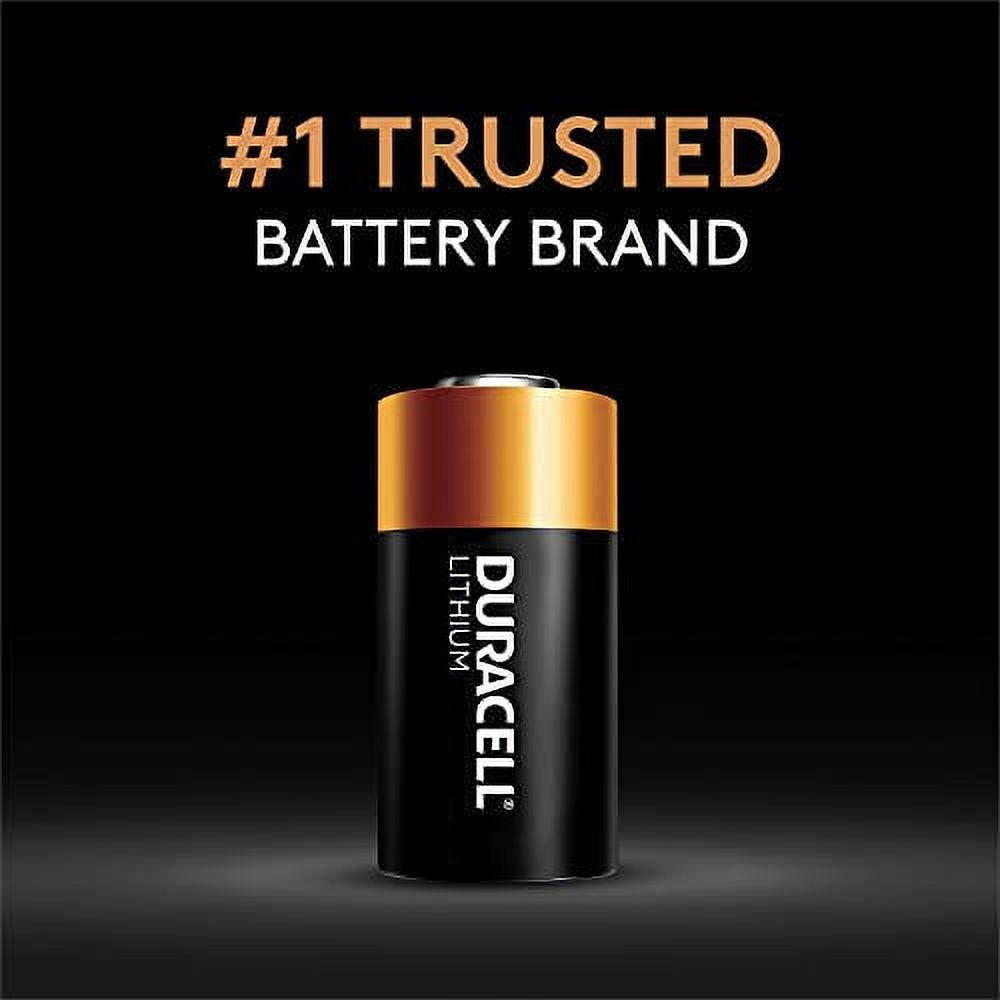 Duracell CR123A 3V Lithium Battery, 4 Count Pack, 123 3 Volt High Power Lithium Battery, Long-Lasting for Home Safety and Security Devices, High-Intensity Flashlights, and Home Automation - image 3 of 3