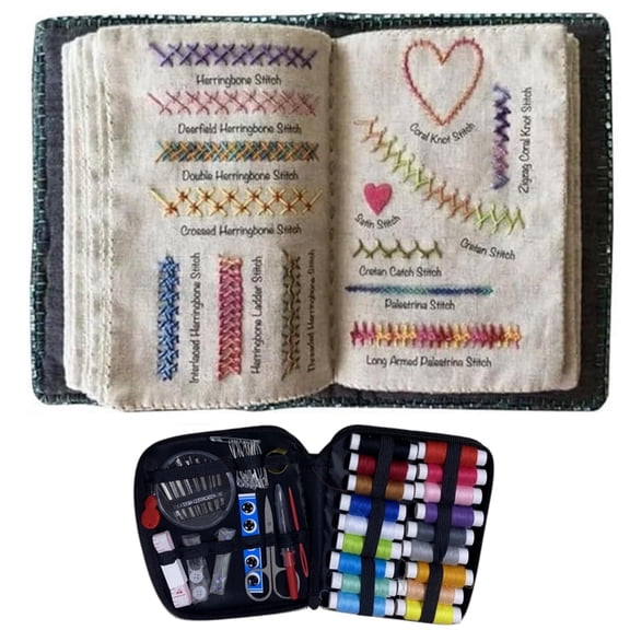 Topboutique Stitch Book DIY Embroidery Books of Stitches Embroidery Stitch Book Sewing Projects of 106 Unique Embroidery Stitches Embroidery Sewing Books for Beginners and Embroidery Enthusiast