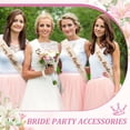 thumbnail image 3 of 17 Pcs Bride to Be Sash and Veil Set Beautiful Bride and Friends Bachelorette Party Kit Include Sash Headband Tattoo Sticker for Bachelorette Party-17pcs-, 3 of 11