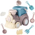 Kids Sand Castle Train Beach Accessory Reusable Multifunctional Ice