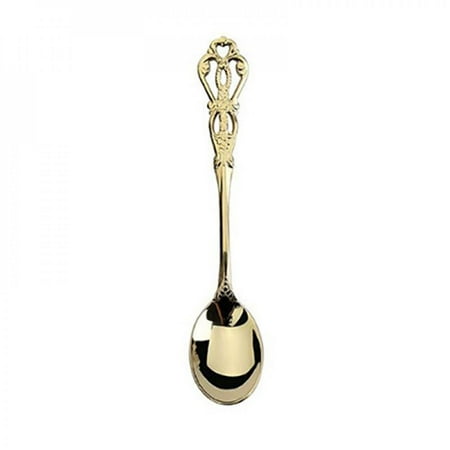 

Creative Stirring Spoon Coffee Spoon Rose Stainless Steel Coffee Spoon Ice Cream Dessert Spoon Tableware Dropship