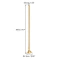 thumbnail image 2 of Uxcell 200Pcs Flat Head Pins for Jewelry Making 45mm Brass Flat Head Pins Jewelry Head Pins 20 Gauge Rose Gold, 2 of 5