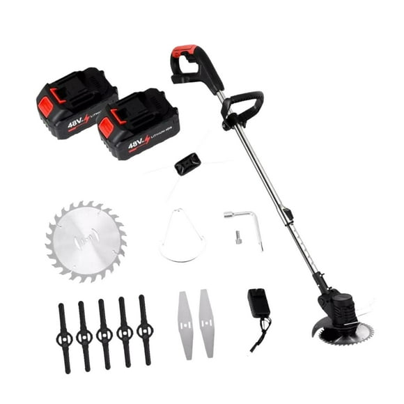 GROWTH TANK Electric Weeds Wacker Cordless Weeds Trimmer Garden Farm Lawnmower Yard Multifunctional Power Tool Edger Grass Cutter Machine