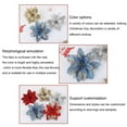 thumbnail image 3 of Injueey Árbol de Navidad artificial con purpurina, decoración de flores multicapa, adorno de fiesta de moda para el hogar, sala de estar, Kits de decoración para fiestas, 3 of 6