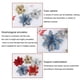 thumbnail image 3 of Inteprter Decoración de flores multicapa para árbol de Navidad, adorno de fiesta a la moda, accesorios de diseño decorativo, sala de estar, Kits de decoración para fiestas Plata, 3 of 6