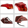 thumbnail image 2 of labwork Tail Lamp Light Replacement for Toyota RAV4 2013 2014 2015 Driver Left Side Brake Light Outer 8155142161 Amber Lens, 2 of 7
