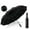 Black, variant on 42" Rain Umbrella, 12 Ribs Auto Open Umbrella for Adults, Sun Protection Compact Folding Umbrella, Sky Blue