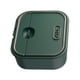 thumbnail image 3 of Caja de jabón para el hogar Caja de jabón con drenaje montada en la pared no perforada Caja de jabón para baño con tapa abatible Verde oscuro, 3 of 13