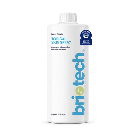 Briotech Topical Skin Spray, Hypochlorous Acid for Sensitive Skin, 32 fl oz (1 Pack)
