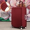 thumbnail image 4 of Red and Black Checkerboard Pattern Luggage Cover Fashion Suitcase Cover Baggage Covers Fit 25-28 Inch Luggage (Go Travel), 4 of 5