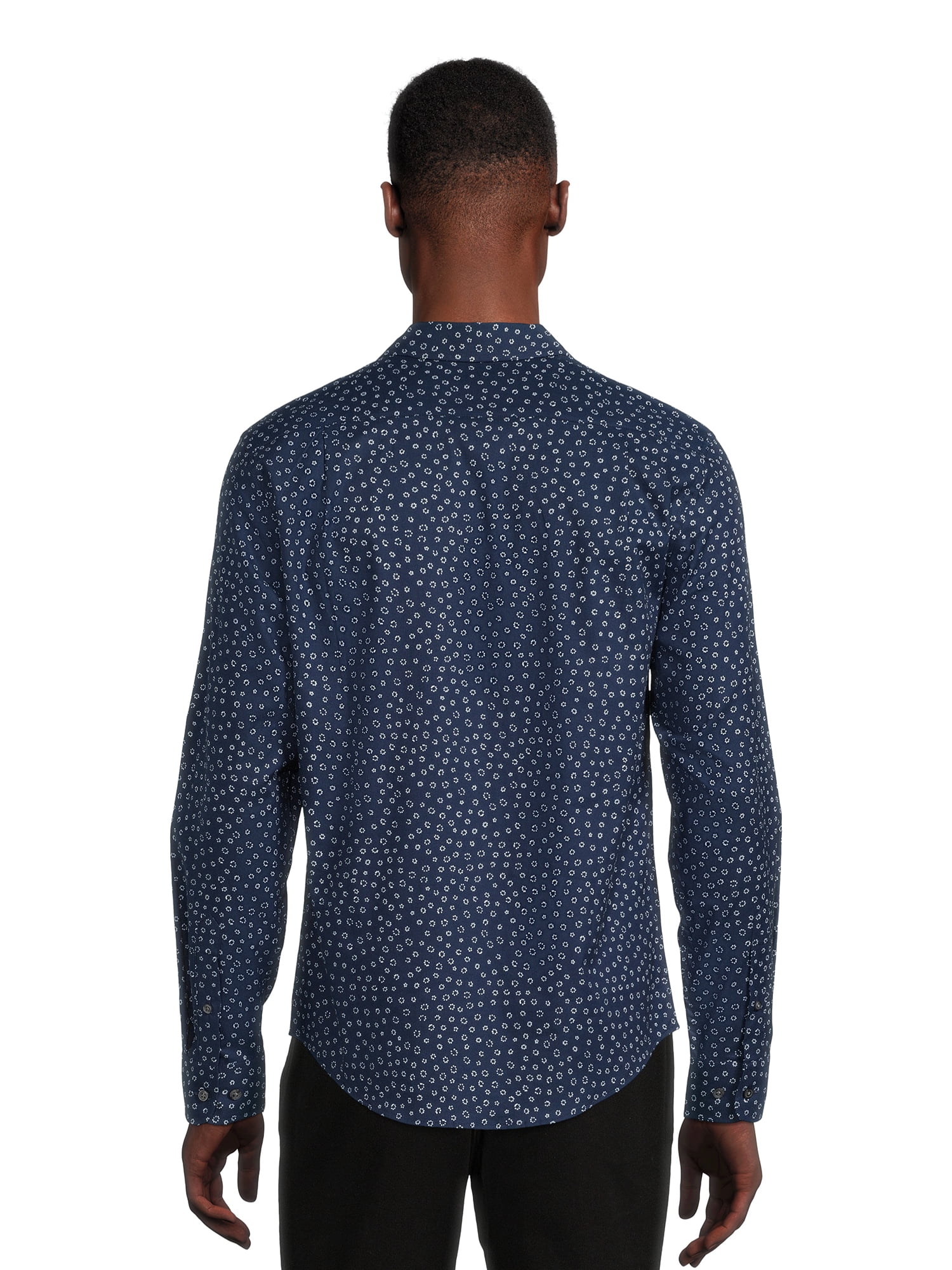 George Men's Poplin Shirt with Long Sleeves