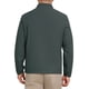 thumbnail image 3 of Chaqueta de negocios INSPIRE CHIC para hombre, con forro, cuello alto, cierre completo, chaqueta formal de golf, color verde oscuro, 3 of 6