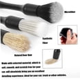 thumbnail image 5 of Car Beauty Brush Soft Boar Bristle Beauty Brush Microfiber Brush Set Car Beauty Brush Set Car Cleaning Brush (black) (3pcs), 5 of 5