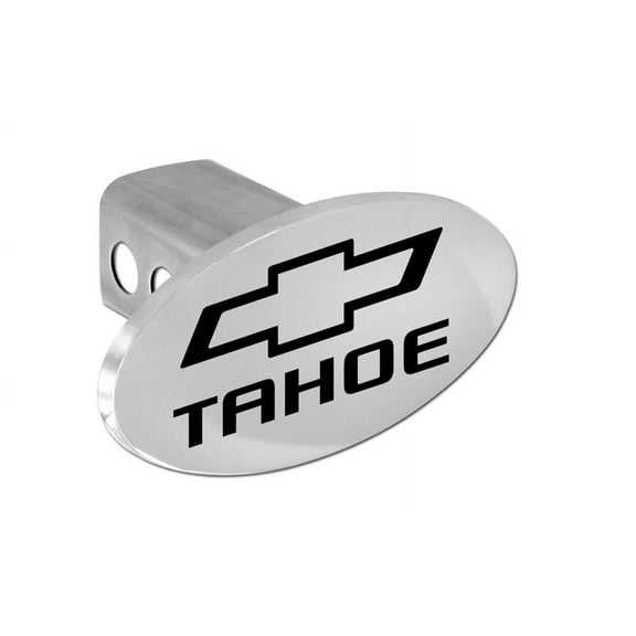 Chevy Tahoe 2012 - 2016 Bowtie Chrome Plated Metal Trailer Hitch Cover Plug
