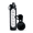 Black, variant on PLUVIA 35 oz Glass Water Bottle – BPA-Free, Thick Borosilicate Glass, Hydration Tracking (Blue)