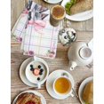 thumbnail image 4 of Easter Kitchen Dish Towels for Drying Dishes Set of 3, Cute Rabbits Ears Bow Daisy Flower Watercolor Plaid Waffle Weave Microfiber Hand Tea Bathroom Towels Quick Dry & Absorbent Towel 15.7x23.6, 4 of 7