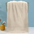 thumbnail image 2 of Cottons Towel, for Guest Bath,V Bathroom, Spa, Quick Dry, Ultra-Soft Towels, Bath Essentials, Ribbed Design,12.99x29.53in(Beige), 2 of 6