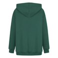 thumbnail image 3 of BLTIBY Valentine's Day Sweatshirt for Women Men Hoodies Autumn Spring Fleece Funny Love Heart Graphic Valentines Shirt Casual Round Neck Long Sleeve Pullover Tops with Pockets Army Green L, 3 of 3